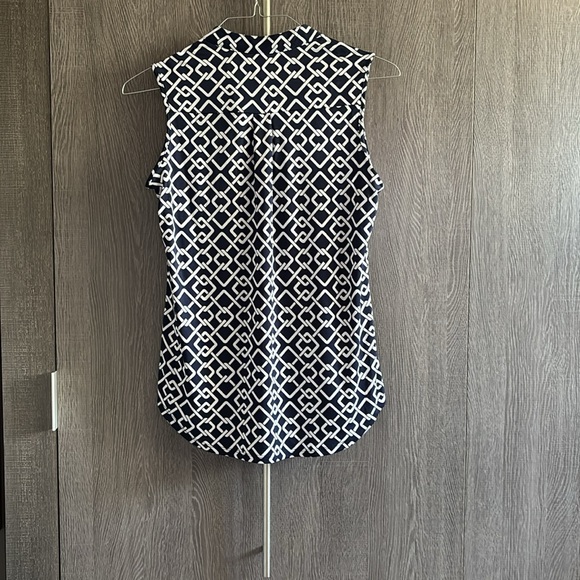 PerSeption Concept Navy and White Button Down Shirt - Picture 4 of 7